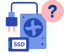 ファンやSSDのイラスト
