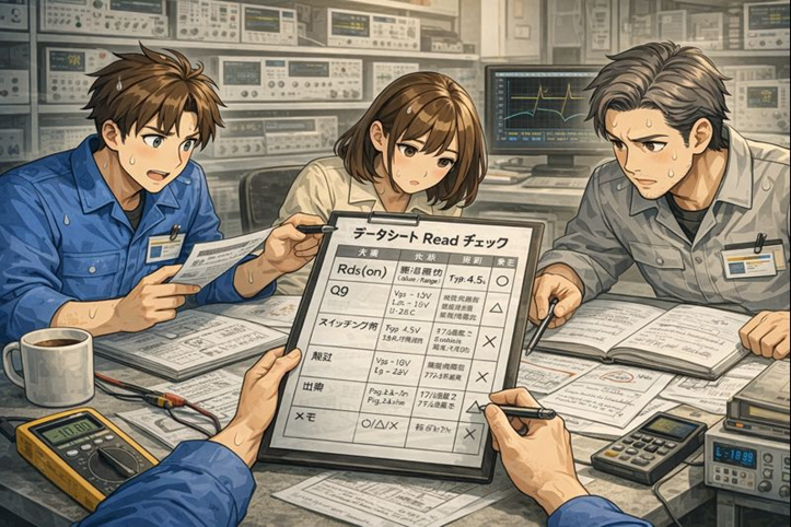 データシートReadチェックイメージ図